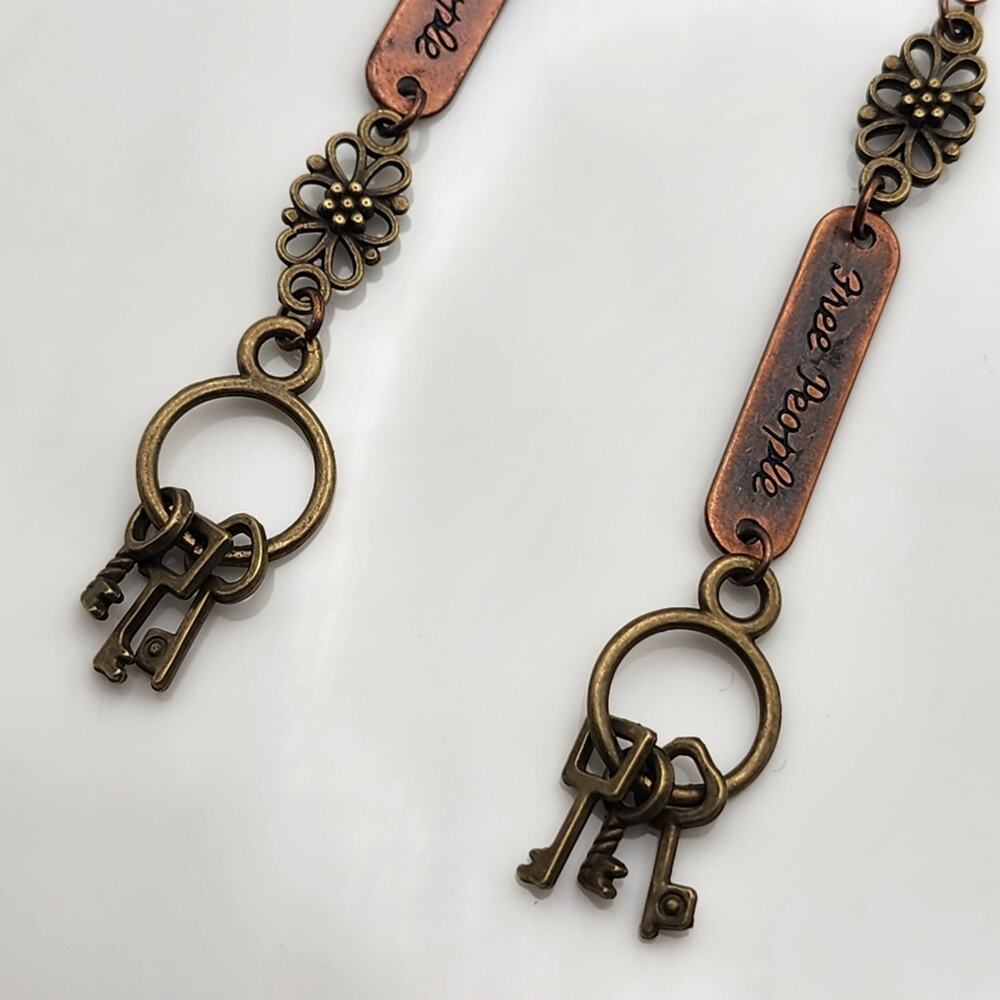 Keeper's Secret Free People Mismatched Key Earrings - Picture 4 of 10